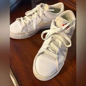 Nike White and Cream Sneakers